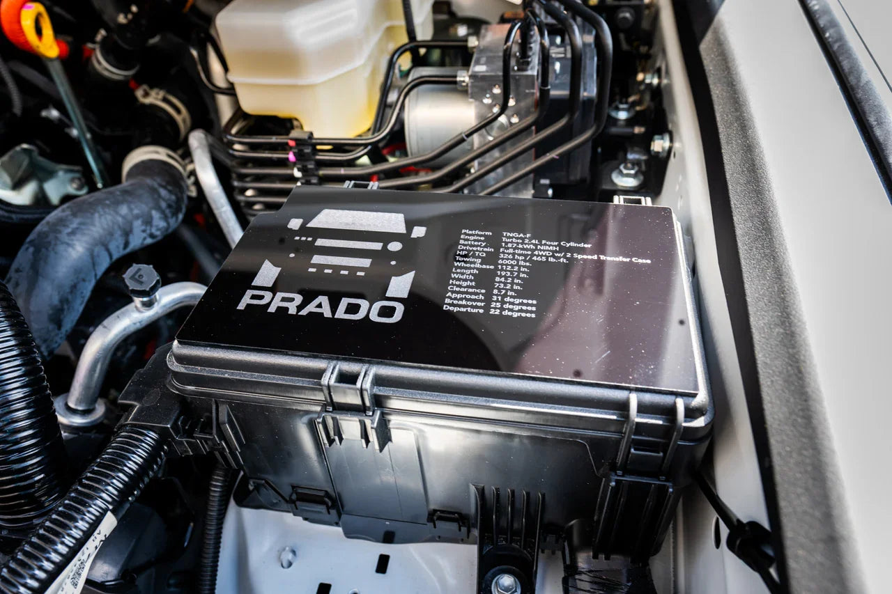 Driver Side Fuse Box Acrylic Plate - 2024+ Land Cruiser - 24LC-DSFBPRADO-1-24LC-DSFBPRADO-2-  DRIVEN - 4