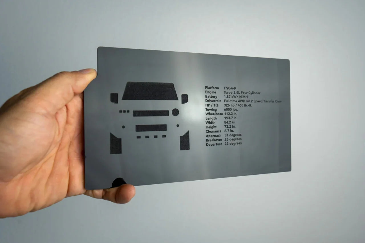 Driver Side Fuse Box Acrylic Plate - 2024+ Land Cruiser - 24LC-DSFBPRADO-1-24LC-DSFBPRADO-2-  DRIVEN - 5