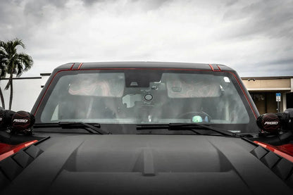 Topographic Interior Sun Visor Overlays - 2024+ Ranger Raptor (with Homelink) - 24RANGERVISORFULL-TPAMBL-24RANGERVISORFULL-TPA51L-24RANGERVISORFULL-TPAZL-24RANGERVISORFULL-TPBOL-24RANGERVISORFULL-TPCGL-  DRIVEN - 12