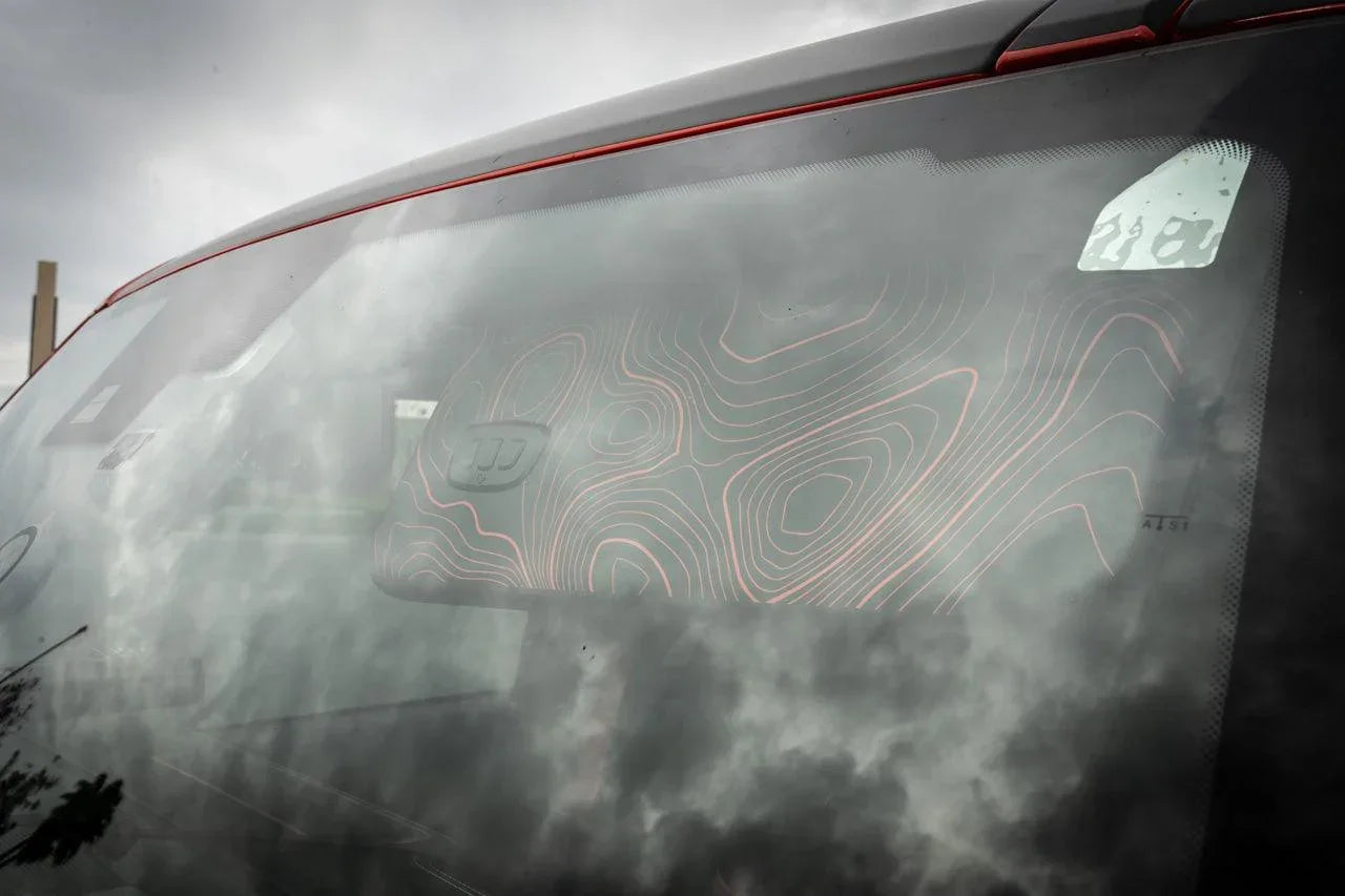 Topographic Interior Sun Visor Overlays - 2024+ Ranger Raptor (with Homelink) - 24RANGERVISORFULL-TPAMBL-24RANGERVISORFULL-TPA51L-24RANGERVISORFULL-TPAZL-24RANGERVISORFULL-TPBOL-24RANGERVISORFULL-TPCGL-  DRIVEN - 15