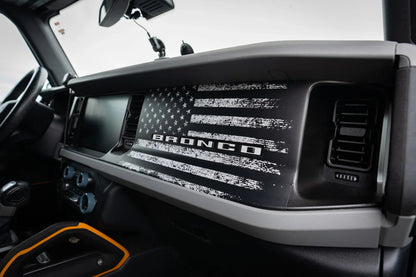 Freedom Series American Flag Dash Overlay - 2021+ Bronco - 21BRNDASH3FREE-BW-sku-49914594984255-21BRNDASH3FREE-TBL-21BRNDASH3FREE-TRL-21BRNDASH3FREE-TGL-  DRIVEN - 2