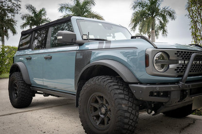 Solid Color Upper Door Spear Stripe Kit - 2021+ Bronco 4 Door (non-Raptor) - 21BRNDOORSPEAR-BAD-21BRNDOORSPEAR-GB-21BRNDOORSPEAR-MB-21BRNDOORSPEAR-BL-21BRNDOORSPEAR-BRZ-  DRIVEN - 10