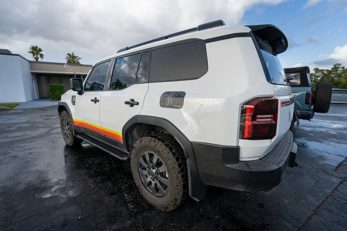 Side Window Blackout Overlays - 2024+ Land Cruiser - 24LANDRWBO-MB-24LANDRWBO-GB-24LANDRWBO-GD-24LANDRWBO-RD-24LANDRWBO-WH-  DRIVEN - 1