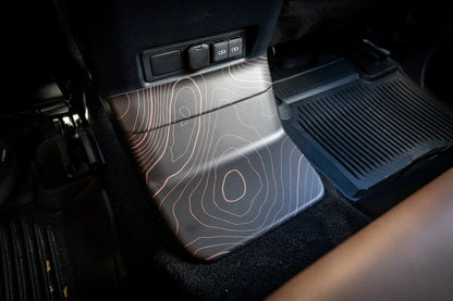 Topographic Rear Center Console Panel Protection - 2024+ Land Cruiser - 24LC250-RCC-TP.WH-24LC250-RCC-TP.JA-24LC250-RCC-TP.HB-24LC250-RCC-TP.VB-24LC250-RCC-TP.AG-  DRIVEN - 3