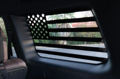 American Flag Rear Window Overlays - 2024+ Land Cruiser - 24LCFLAGRW-MB-24LCFLAGRW-GB-24LCFLAGRW-GD-24LCFLAGRW-RD-24LCFLAGRW-WH-  DRIVEN - 11