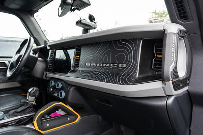 Topo 3 Piece Dash Kit (Printed Series) - 2021+ Bronco - 21BRNDASH3PC-TPAMBL-21BRNDASH3PC-TPA51L-21BRNDASH3PC-TPAZL-21BRNDASH3PC-TPCGL-21BRNDASH3PC-TPCBNL-  DRIVEN - 16