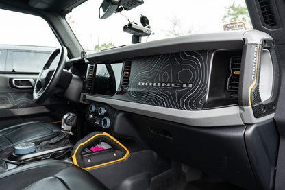 Topo 3 Piece Dash Kit (Printed Series) - 2021+ Bronco - 21BRNDASH3PC-TPAMBL-21BRNDASH3PC-TPA51L-21BRNDASH3PC-TPAZL-21BRNDASH3PC-TPCGL-21BRNDASH3PC-TPCBNL-  DRIVEN - 17