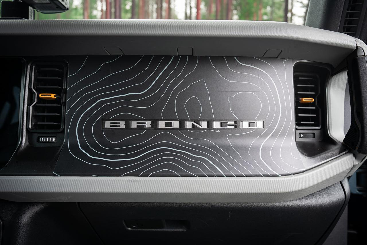 Topo 3 Piece Dash Kit (Printed Series) - 2021+ Bronco - 21BRNDASH3PC-TPAMBL-21BRNDASH3PC-TPA51L-21BRNDASH3PC-TPAZL-21BRNDASH3PC-TPCGL-21BRNDASH3PC-TPCBNL-  DRIVEN - 1