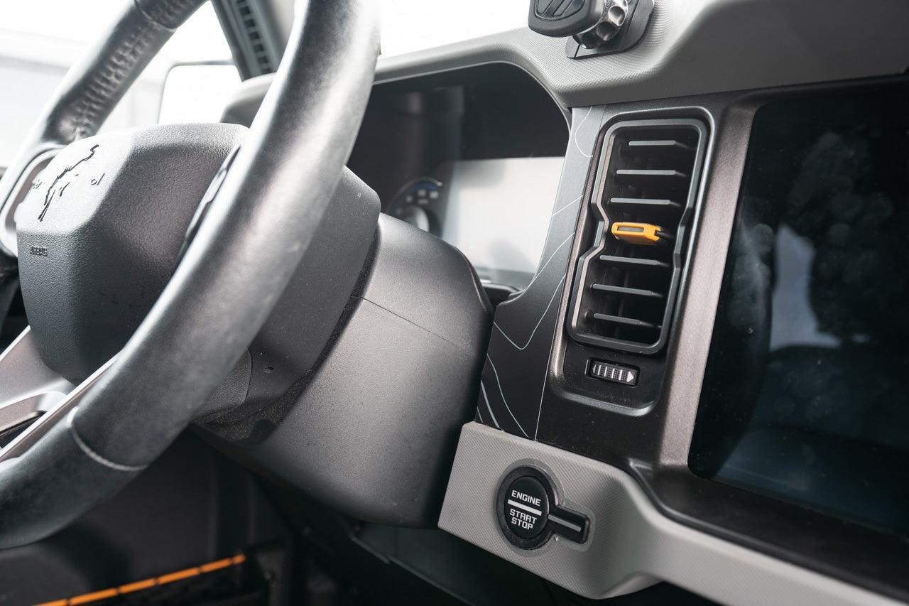 Topo 3 Piece Dash Kit (Printed Series) - 2021+ Bronco - 21BRNDASH3PC-TPAMBL-21BRNDASH3PC-TPA51L-21BRNDASH3PC-TPAZL-21BRNDASH3PC-TPCGL-21BRNDASH3PC-TPCBNL-  DRIVEN - 15