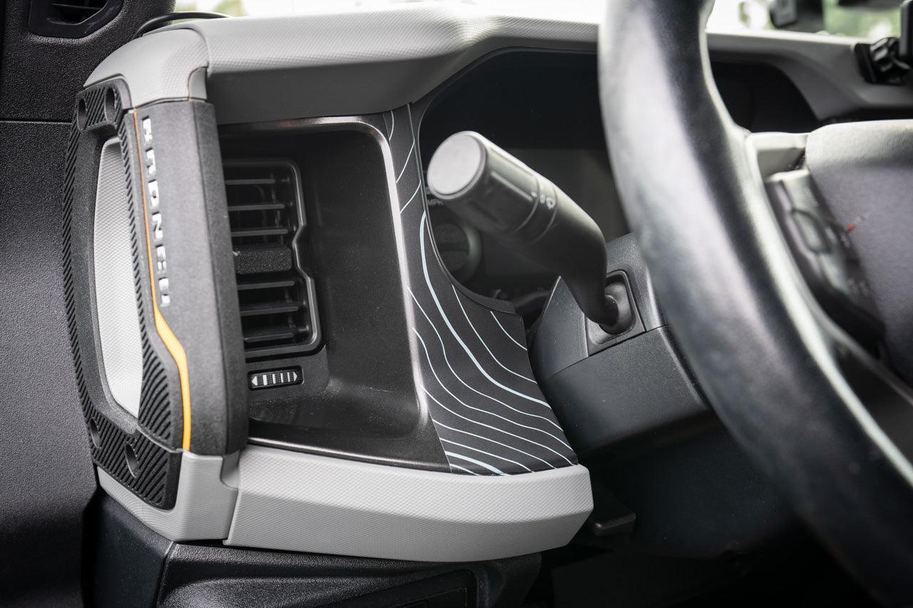 Topo 3 Piece Dash Kit (Printed Series) - 2021+ Bronco - 21BRNDASH3PC-TPAMBL-21BRNDASH3PC-TPA51L-21BRNDASH3PC-TPAZL-21BRNDASH3PC-TPCGL-21BRNDASH3PC-TPCBNL-  DRIVEN - 13