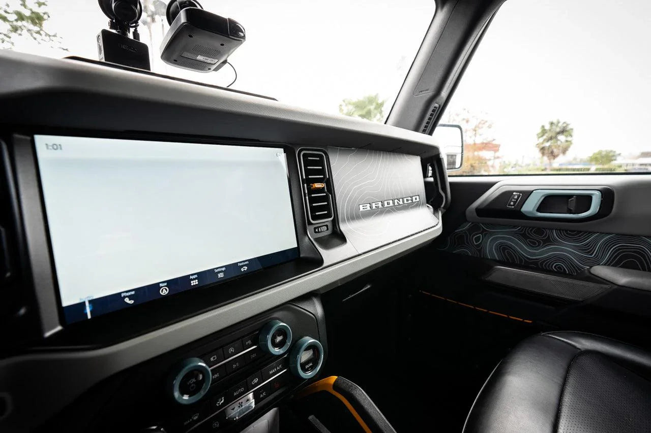 Topo 3 Piece Dash Kit (Printed Series) - 2021+ Bronco - 21BRNDASH3PC-TPAMBL-21BRNDASH3PC-TPA51L-21BRNDASH3PC-TPAZL-21BRNDASH3PC-TPCGL-21BRNDASH3PC-TPCBNL-  DRIVEN - 11