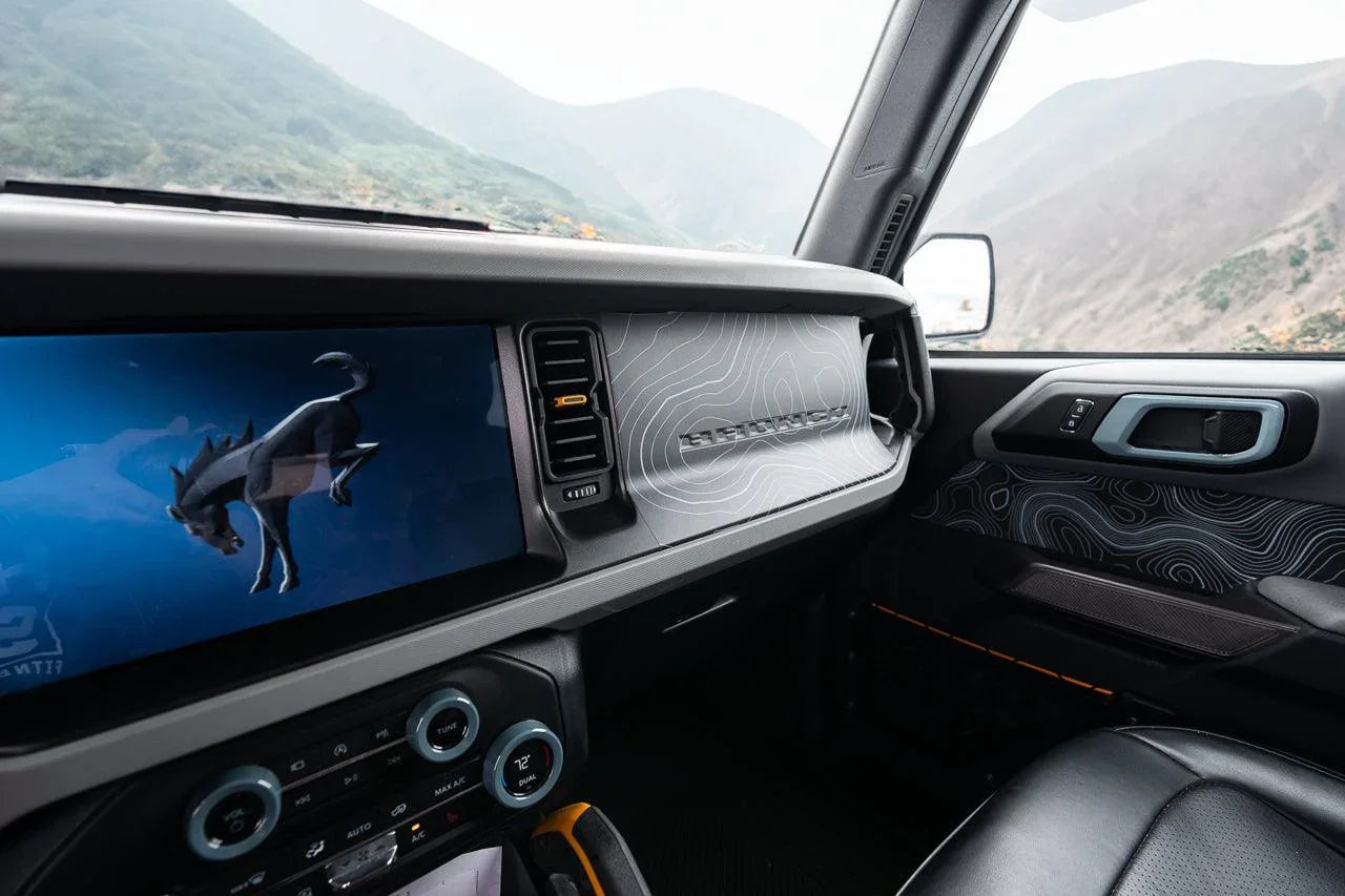 Topo 3 Piece Dash Kit (Printed Series) - 2021+ Bronco - 21BRNDASH3PC-TPAMBL-21BRNDASH3PC-TPA51L-21BRNDASH3PC-TPAZL-21BRNDASH3PC-TPCGL-21BRNDASH3PC-TPCBNL-  DRIVEN - 3