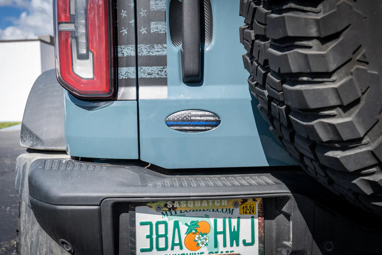 Freedom Series Rear Oval Overlays - 2021+ Bronco - sku-49942740369727-21BRNOVALFREE-BW-sku-49942241378623-21BRNDASH3FREE-TBL-21BRNDASH3FREE-TRL-  DRIVEN - 11