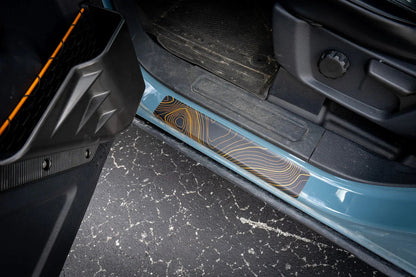 Croc Strips Door Sill Protectors - 2021+ Bronco - 21BRONCODS-CMB4-21BRONCODS-CMB2-21BRONCODS-TP4-sku-50006860890431-21BRONCODS-SAS4-  DRIVEN - 3