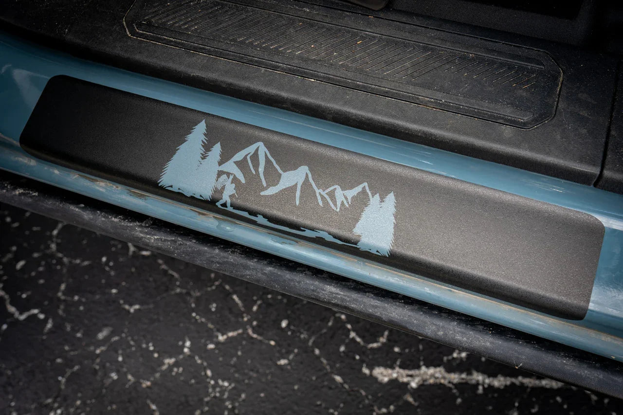 Croc Strips Door Sill Protectors - 2021+ Bronco - 21BRONCODS-CMB4-21BRONCODS-CMB2-21BRONCODS-TP4-sku-50006860890431-21BRONCODS-SAS4-  DRIVEN - 7