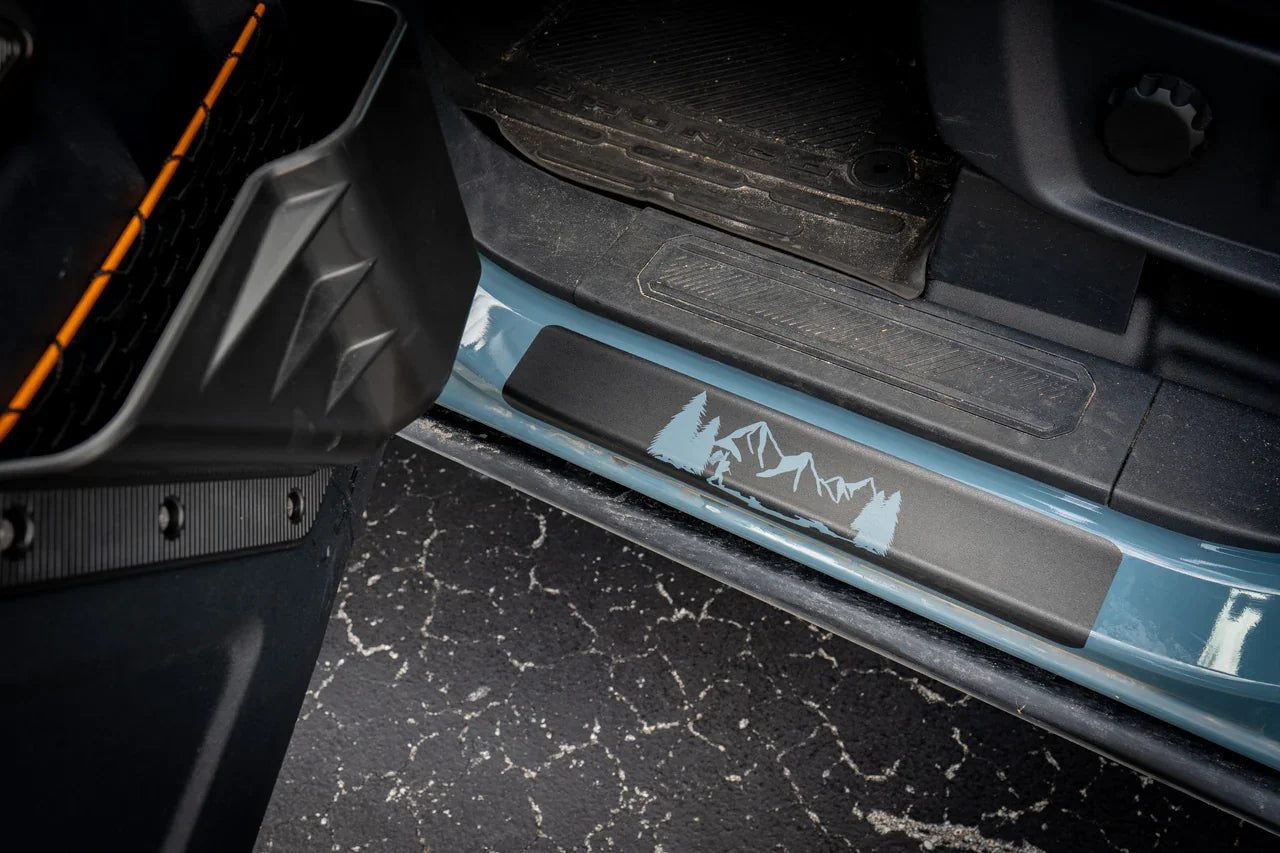 Croc Strips Door Sill Protectors - 2021+ Bronco - 21BRONCODS-CMB4-21BRONCODS-CMB2-21BRONCODS-TP4-sku-50006860890431-21BRONCODS-SAS4-  DRIVEN - 8