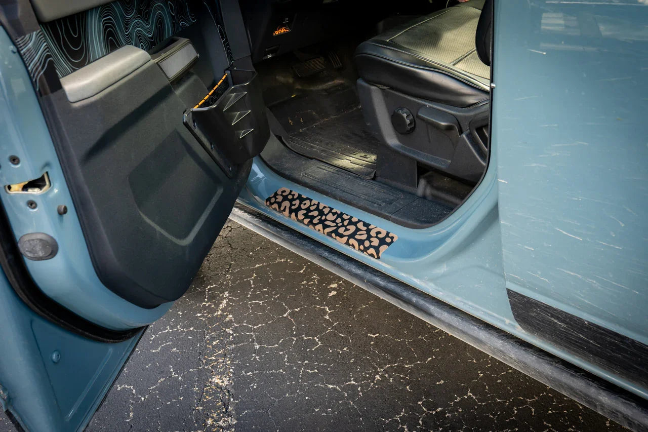 Croc Strips Door Sill Protectors - 2021+ Bronco - 21BRONCODS-CMB4-21BRONCODS-CMB2-21BRONCODS-TP4-sku-50006860890431-21BRONCODS-SAS4-  DRIVEN - 10