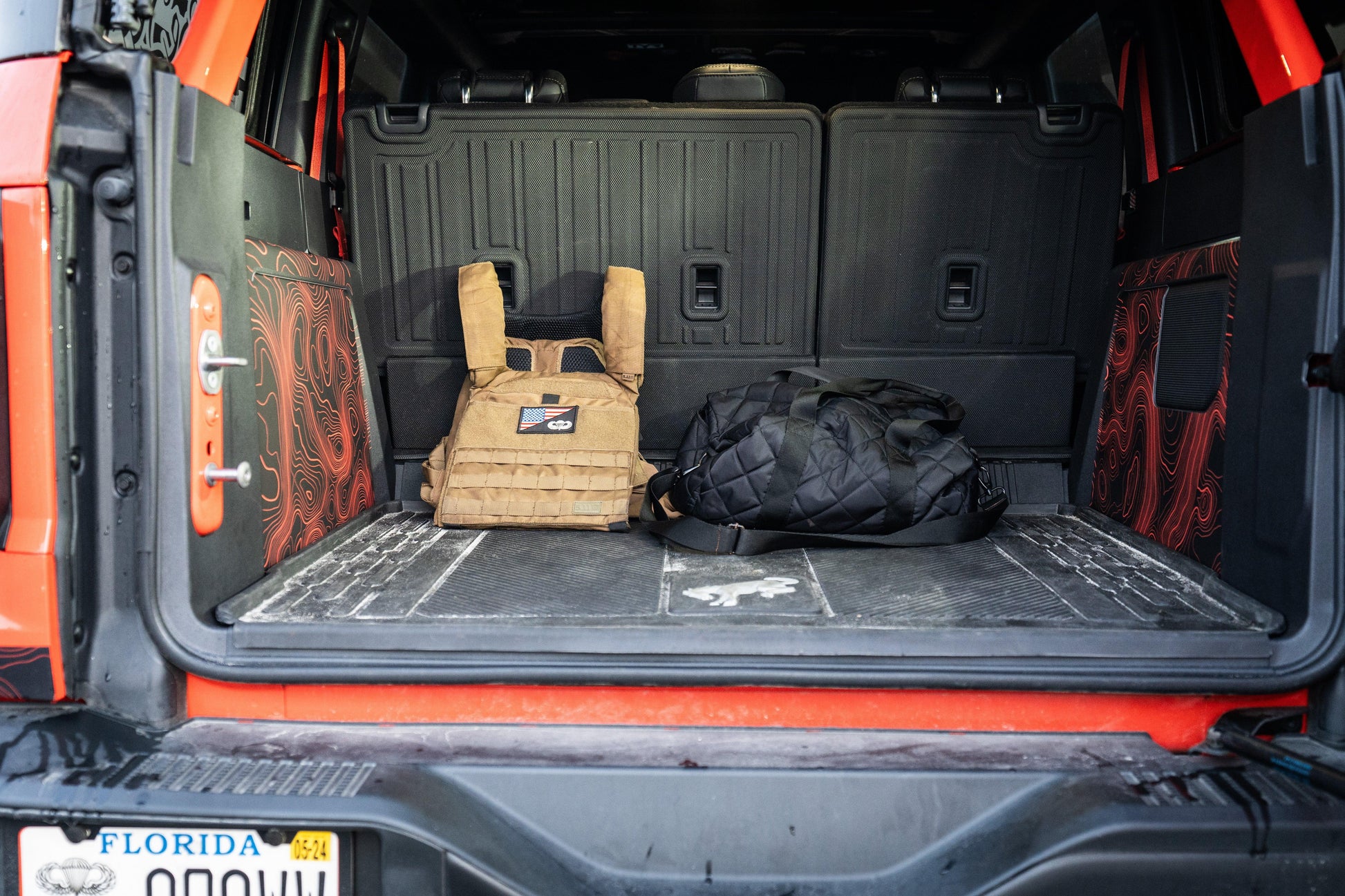 Topo Cargo Area Overlay Kit Part 1 (Printed Series) - 2021+ Bronco 4 Door - 21BRNCARGOPT1-TPAMBL-21BRNCARGOPT1-TPA51L-21BRNCARGOPT1-TPAZL-21BRNCARGOPT1-TPCGL-21BRNCARGOPT1-TPCBNL-  DRIVEN - 21