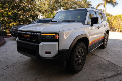 DRL Bar Overlays - 2024+ Land Cruiser - 24LCDRL-TOPO-24LCDRL-OR-  DRIVEN - 4