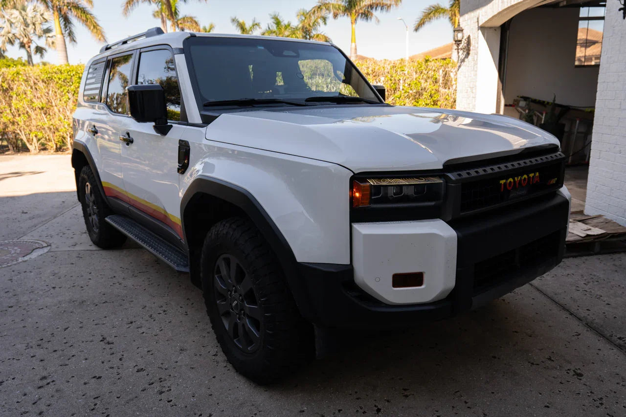 DRL Bar Overlays - 2024+ Land Cruiser - 24LCDRL-TOPO-24LCDRL-OR-  DRIVEN - 7