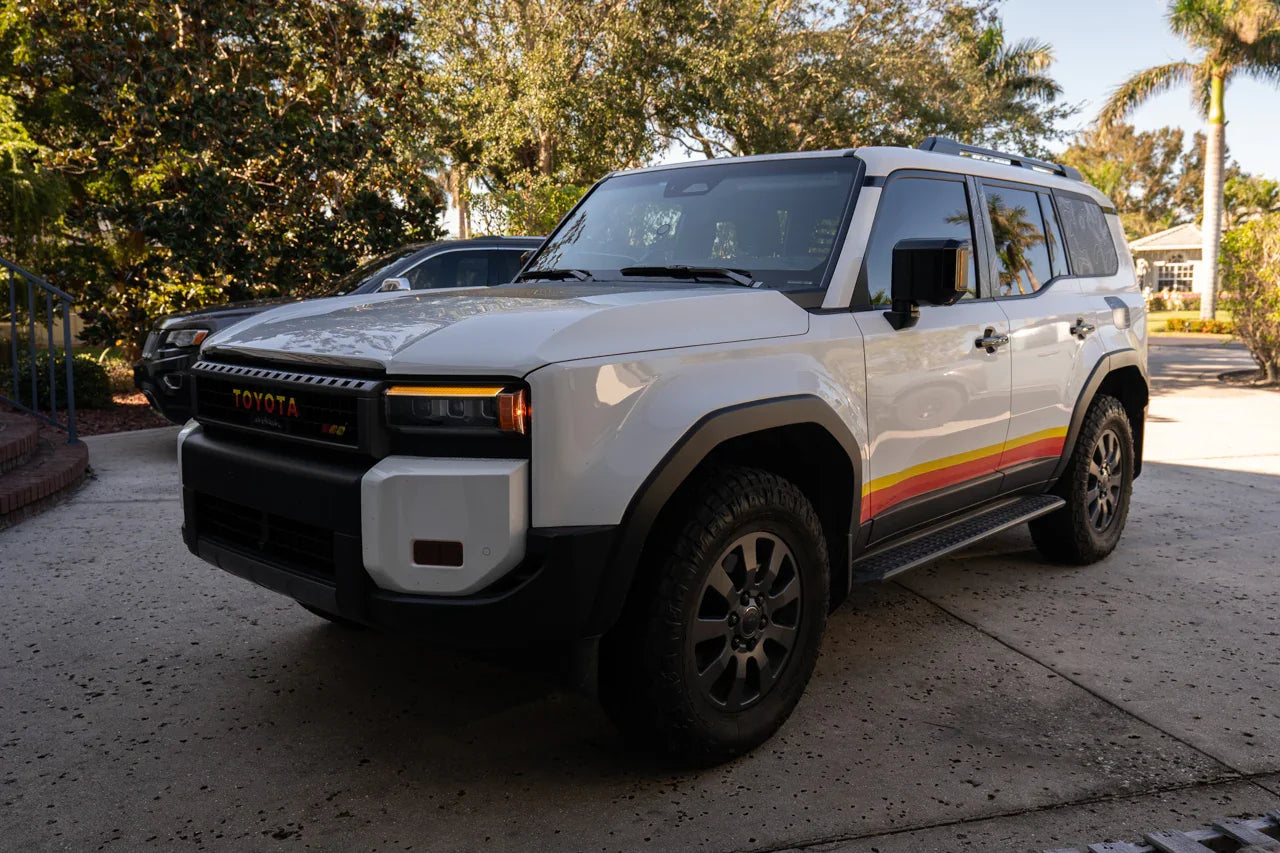 DRL Bar Overlays - 2024+ Land Cruiser - 24LCDRL-TOPO-24LCDRL-OR-  DRIVEN - 8