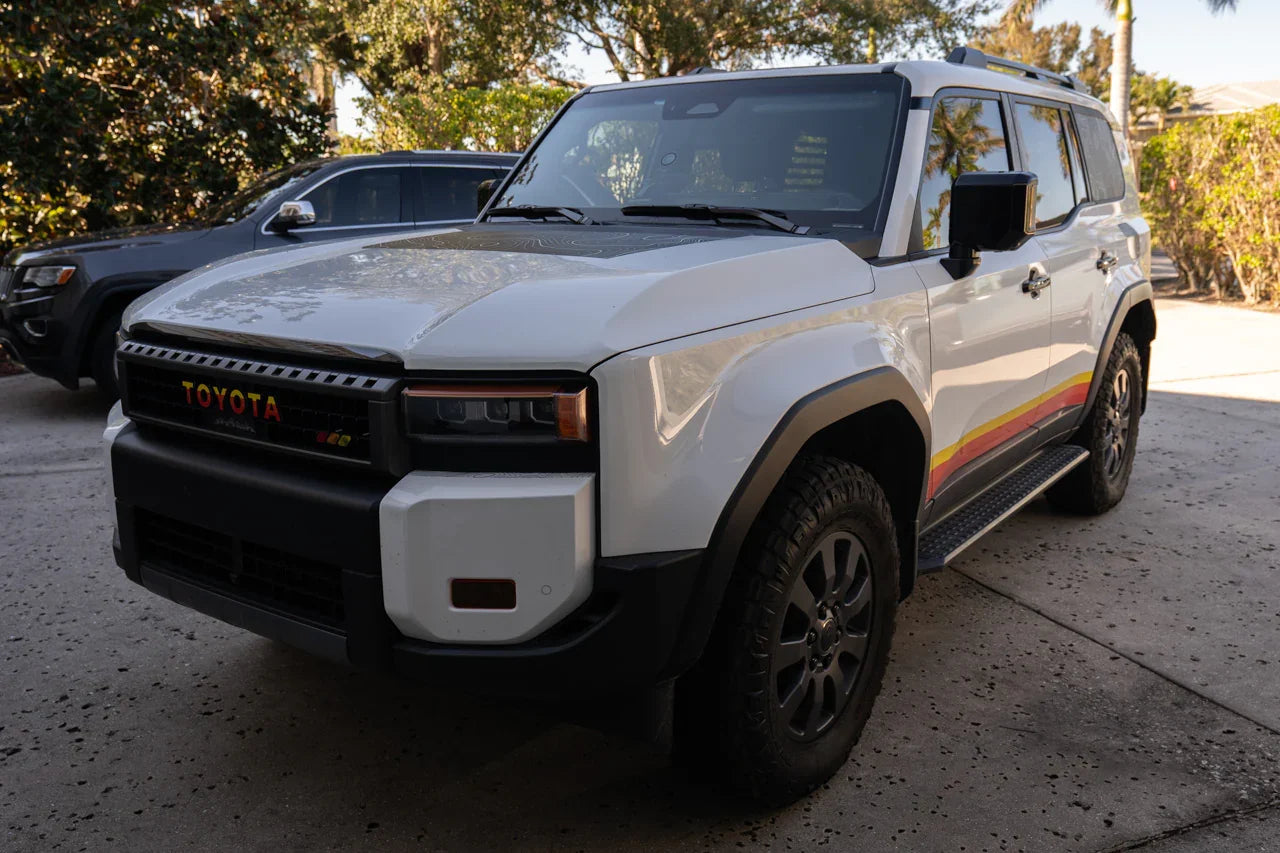 DRL Bar Overlays - 2024+ Land Cruiser - 24LCDRL-TOPO-24LCDRL-OR-  DRIVEN - 10