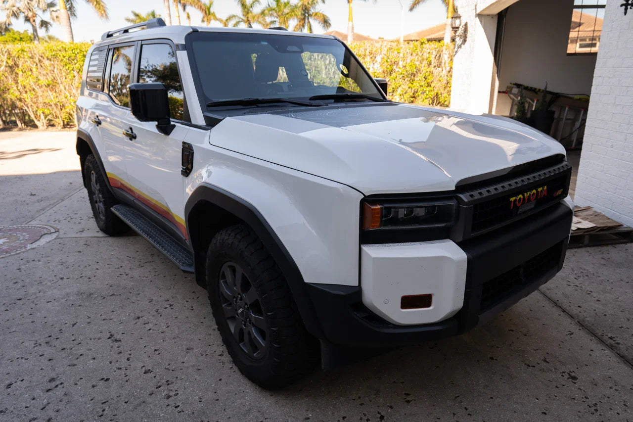 DRL Bar Overlays - 2024+ Land Cruiser - 24LCDRL-TOPO-24LCDRL-OR-  DRIVEN - 13