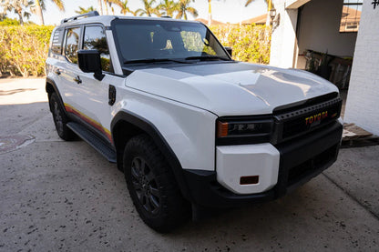 DRL Bar Overlays - 2024+ Land Cruiser - 24LCDRL-TOPO-24LCDRL-OR-  DRIVEN - 13