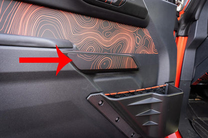 Topo Interior Front Door Grab Handle Overlay Kit (Printed + Laser Series) - 2021+ Bronco - 21BRNGRABFRDR-TPAMBL-21BRNGRABFRDR-TPA51L-21BRNGRABFRDR-TPAZL-21BRNGRABFRDR-TPCGL-21BRNGRABFRDR-TPCBNL-  DRIVEN - 1