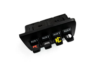 Printed Series Auxiliary Switch Labels (Upfitter) - 2010-2014 F-150 / 2015+ Transit / 2011-2016 Super Duty - 1STGENRAPTORAUX-V5C-  DRIVEN - 1