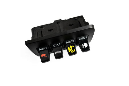 Printed Series Auxiliary Switch Labels (Upfitter) - 2010-2014 F-150 / 2015+ Transit / 2011-2016 Super Duty - 1STGENRAPTORAUX-V5C-  DRIVEN - 4