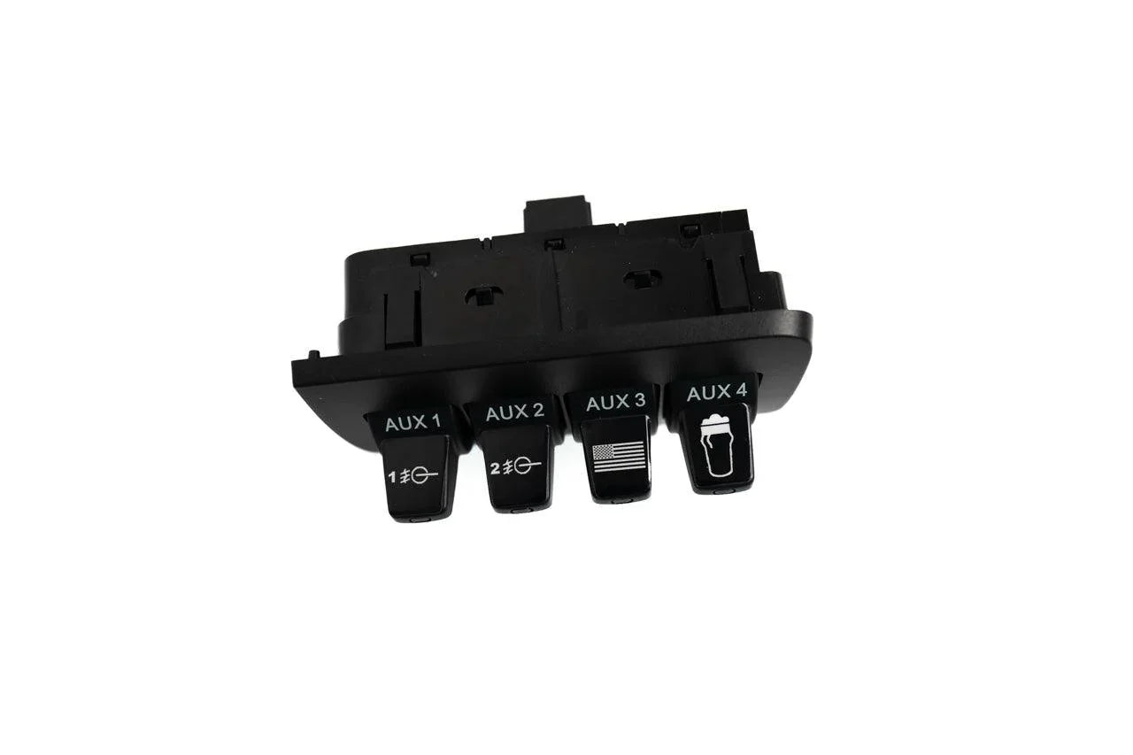 Printed Series Auxiliary Switch Labels (Upfitter) - 2010-2014 F-150 / 2015+ Transit / 2011-2016 Super Duty - 1STGENRAPTORAUX-V5C-  DRIVEN - 3