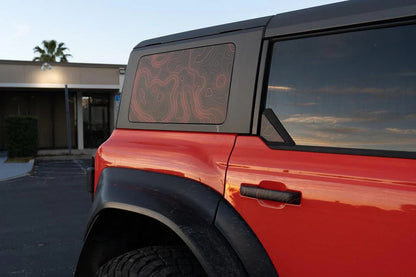 Topo Hardtop Side Window Overlays - 2021+ Bronco 4 Door - 21BRONCO4DRHDTP-TPAMB-21BRONCO4DRHDTPP-TPAMB-21BRONCO4DRHDTP-TPA51L-21BRONCO4DRHDTPP-TPA51L-21BRONCO4DRHDTP-TPAZL-  DRIVEN - 9