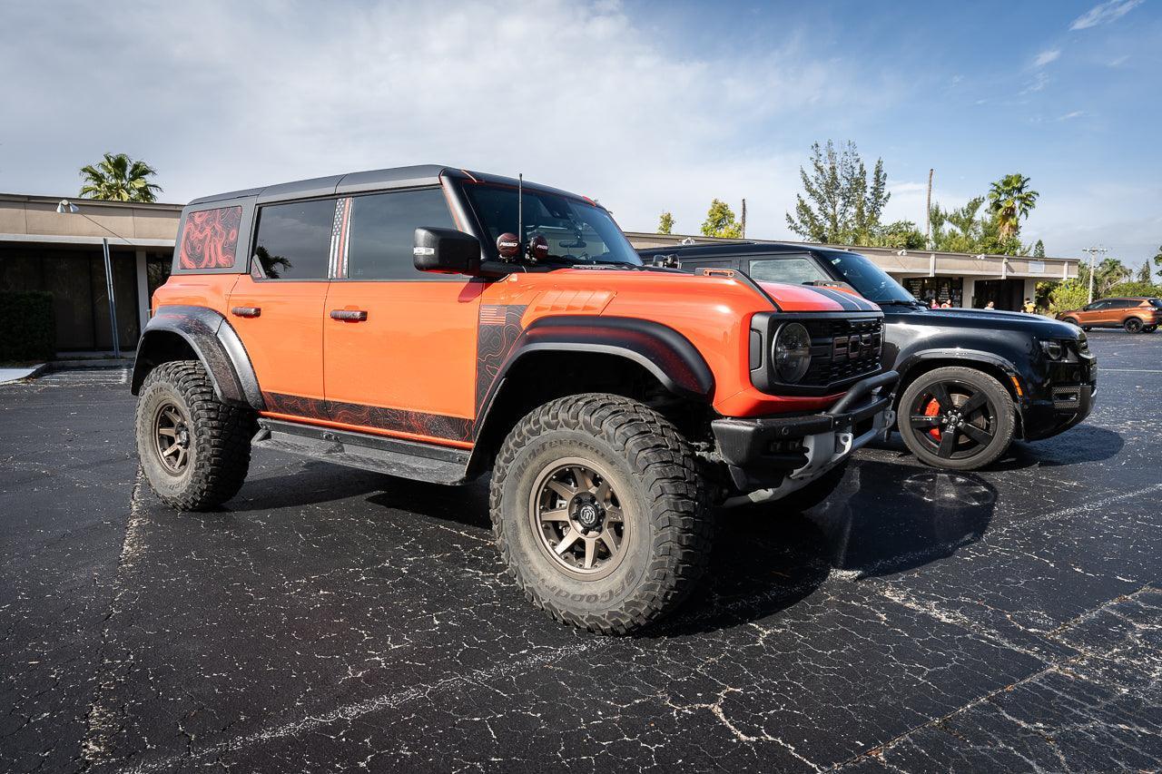Topo Hardtop Side Window Overlays - 2021+ Bronco 4 Door - 21BRONCO4DRHDTP-TPAMB-21BRONCO4DRHDTPP-TPAMB-21BRONCO4DRHDTP-TPA51L-21BRONCO4DRHDTPP-TPA51L-21BRONCO4DRHDTP-TPAZL-  DRIVEN - 13