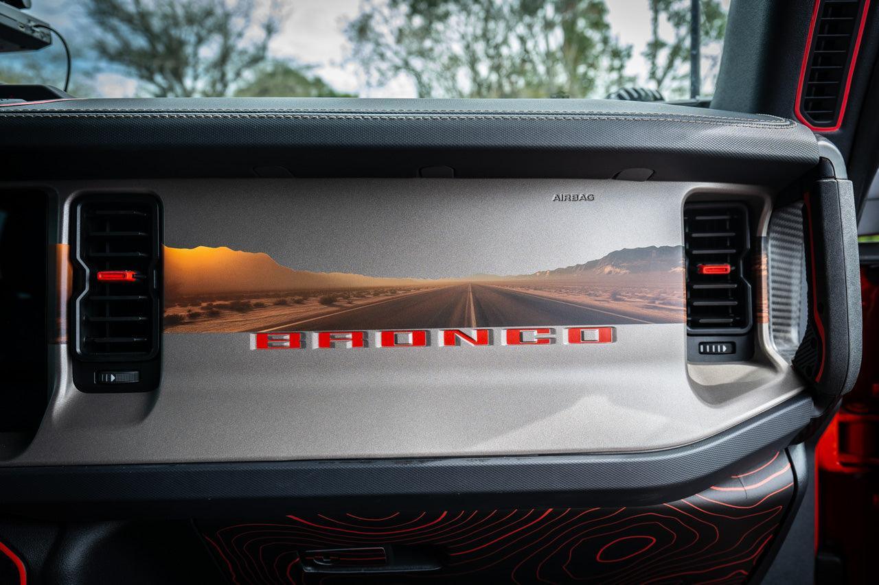 Infinity Landscape 3 Piece Dash Kit (Printed Series) - 2021+ Bronco - 21BROINFINITEDASH-DR1-21BROINFINITEDASH-MTN1-21BROINFINITEDASH-DR2-21BROINFINITEDASH-SD1-21BROINFINITEDASH-BC1-  DRIVEN - 18