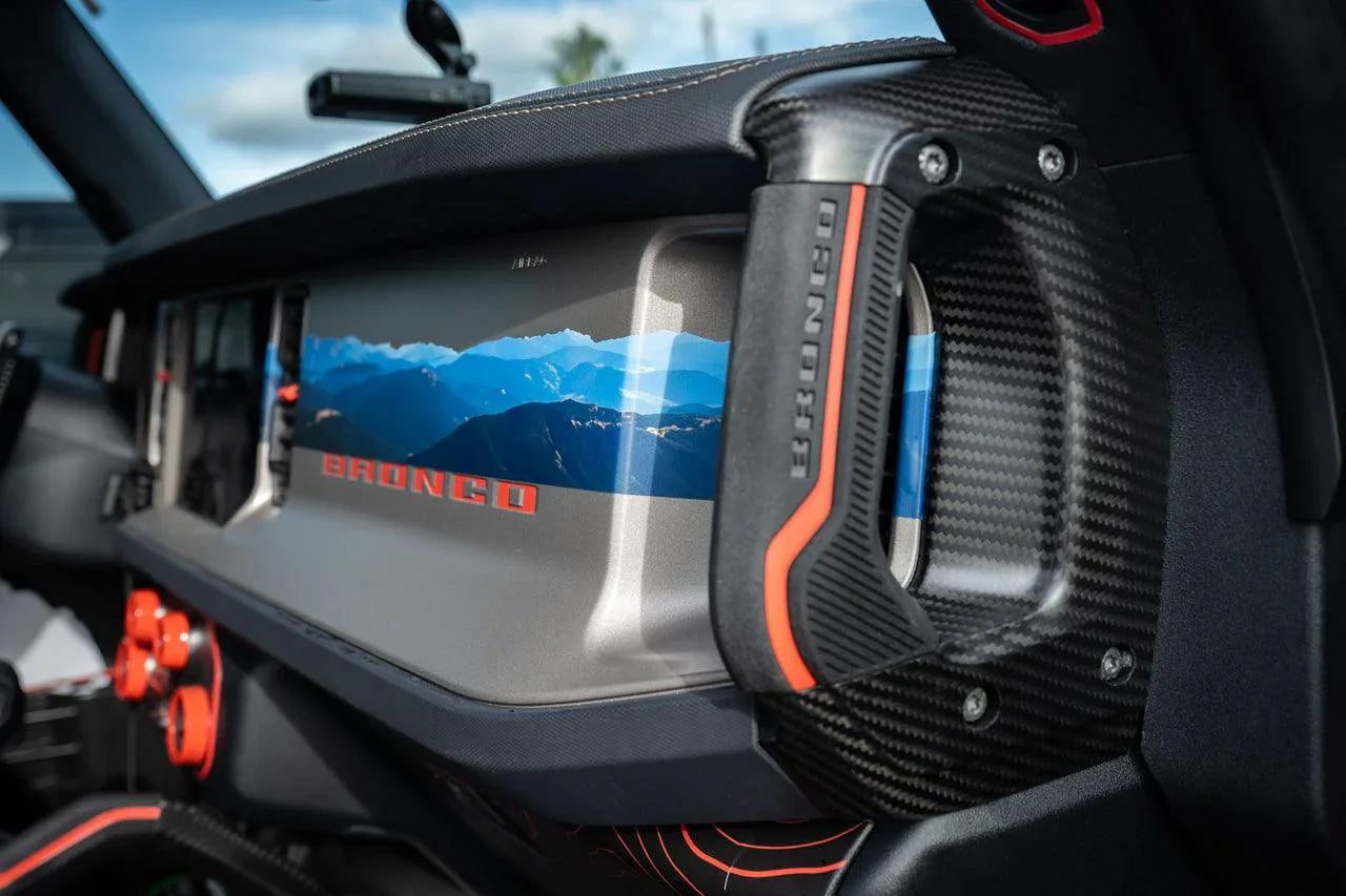 Infinity Landscape 3 Piece Dash Kit (Printed Series) - 2021+ Bronco - 21BROINFINITEDASH-DR1-21BROINFINITEDASH-MTN1-21BROINFINITEDASH-DR2-21BROINFINITEDASH-SD1-21BROINFINITEDASH-BC1-  DRIVEN - 16
