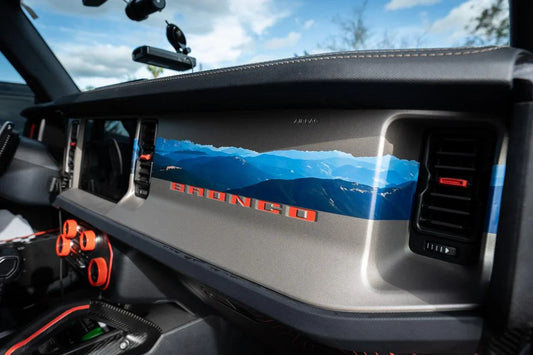 Infinity Landscape 3 Piece Dash Kit (Printed Series) - 2021+ Bronco - 21BROINFINITEDASH-DR1-21BROINFINITEDASH-MTN1-21BROINFINITEDASH-DR2-21BROINFINITEDASH-SD1-21BROINFINITEDASH-BC1-  DRIVEN - 2