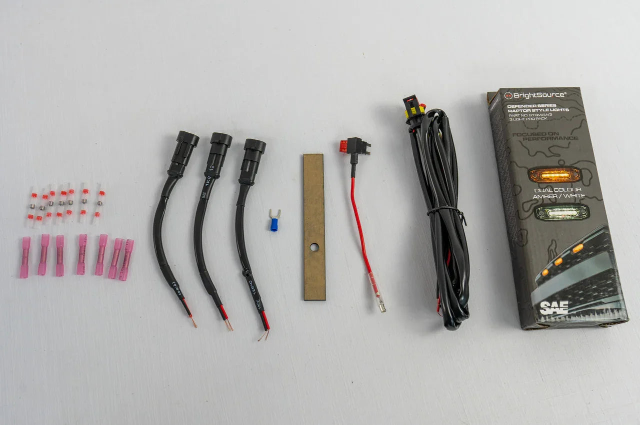 Grille LED Kit (Amber / White) - 2024+ Land Cruiser - sfb24LCGRLED-1-sfb24LCGRLED-2-  DRIVEN - 6