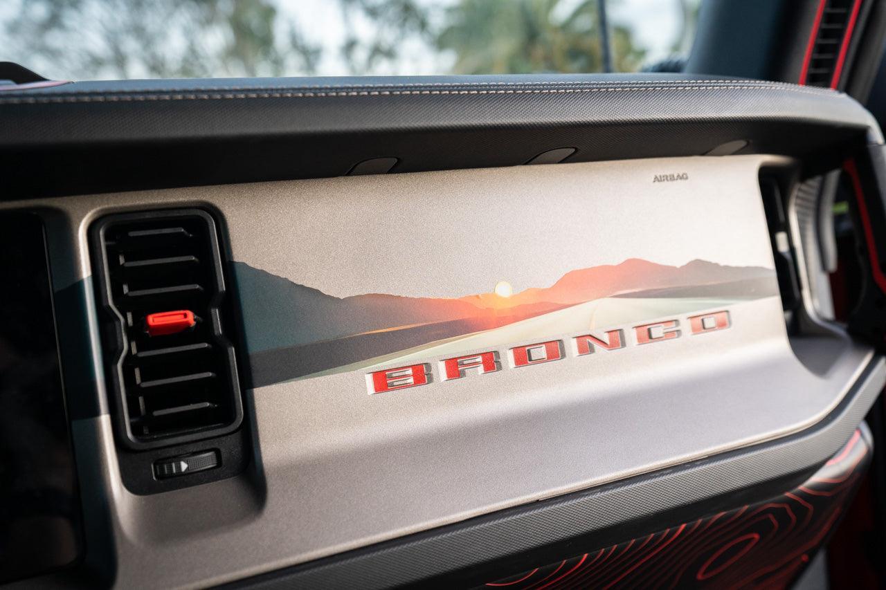Infinity Landscape 3 Piece Dash Kit (Printed Series) - 2021+ Bronco - 21BROINFINITEDASH-DR1-21BROINFINITEDASH-MTN1-21BROINFINITEDASH-DR2-21BROINFINITEDASH-SD1-21BROINFINITEDASH-BC1-  DRIVEN - 27