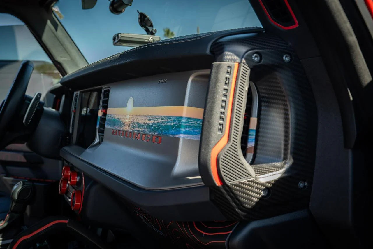 Infinity Landscape 3 Piece Dash Kit (Printed Series) - 2021+ Bronco - 21BROINFINITEDASH-DR1-21BROINFINITEDASH-MTN1-21BROINFINITEDASH-DR2-21BROINFINITEDASH-SD1-21BROINFINITEDASH-BC1-  DRIVEN - 11