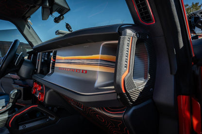 Infinity Landscape 3 Piece Dash Kit (Printed Series) - 2021+ Bronco - 21BROINFINITEDASH-DR1-21BROINFINITEDASH-MTN1-21BROINFINITEDASH-DR2-21BROINFINITEDASH-SD1-21BROINFINITEDASH-BC1-  DRIVEN - 6