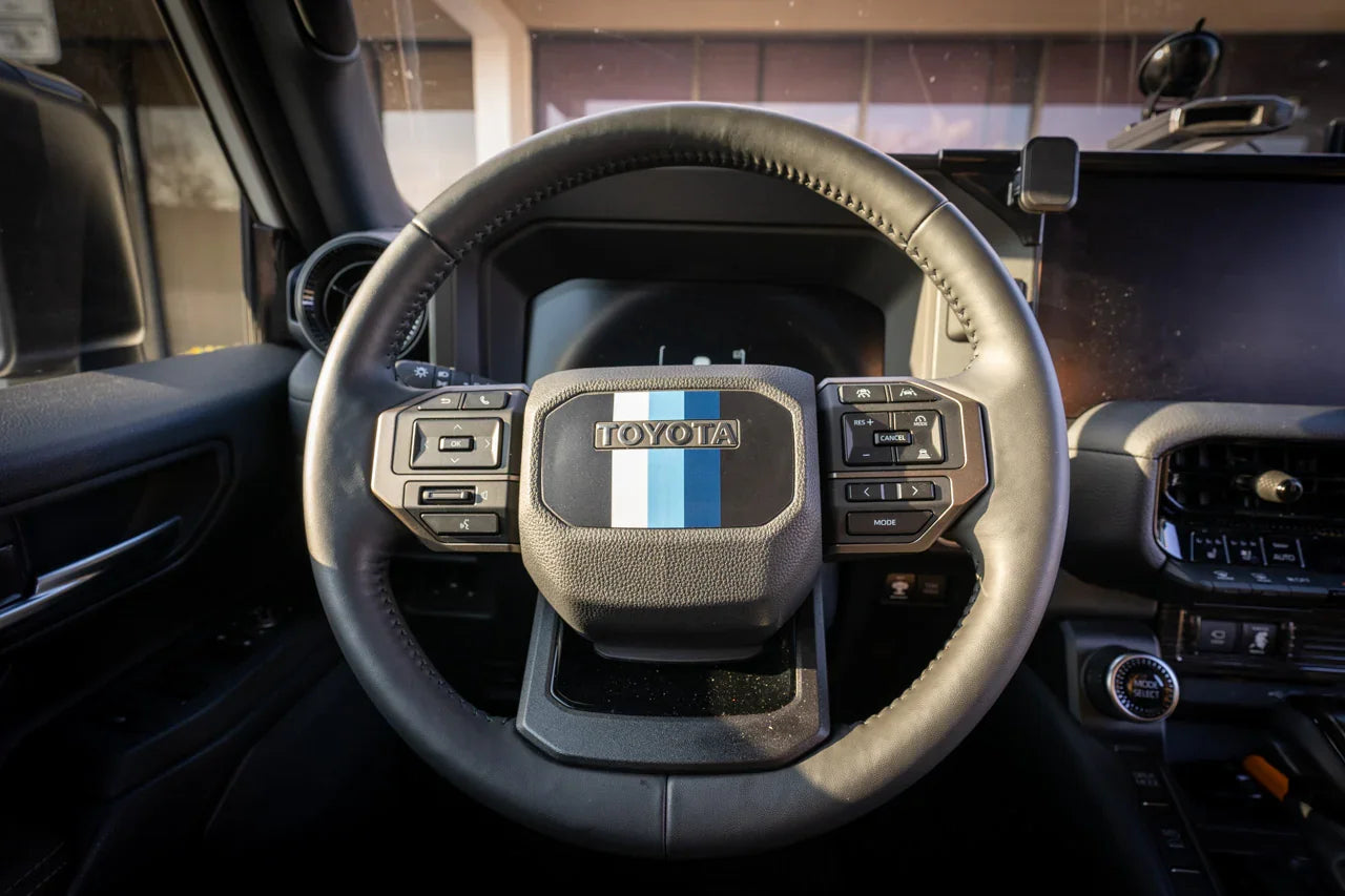 Heritage Steering Wheel Overlay - 2024+ Land Cruiser - 24LC250-SB-ST.TRI-24LC250-SB-ST.TRIB-24LC250-SB-ST.TRIS-  DRIVEN - 4