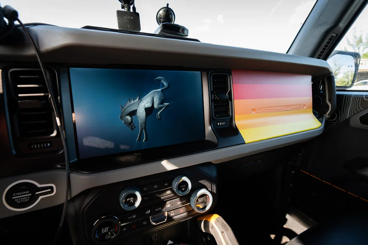 Sunset Dash Overlay - 2021+ Bronco - 21BRNDASHSUNSET-  DRIVEN - 7