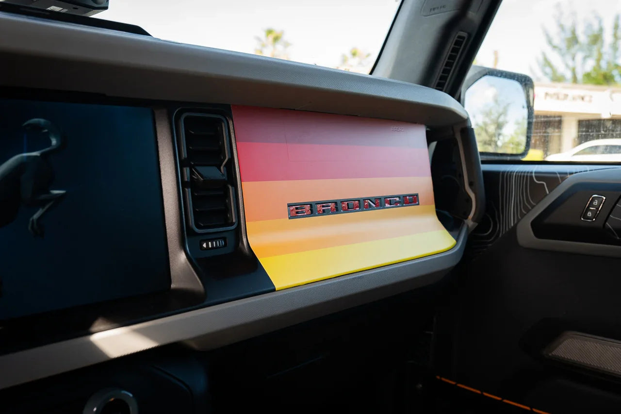 Sunset Dash Overlay - 2021+ Bronco - 21BRNDASHSUNSET-  DRIVEN - 8