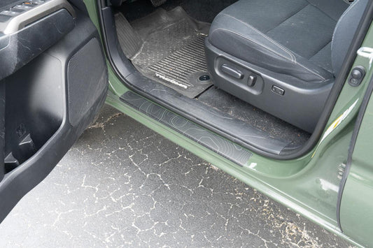 Topo Door Sill Protectors - 2016-2023 Tacoma Double Cab - 16TACOPSDS-DCTOPO-  DRIVEN - 2