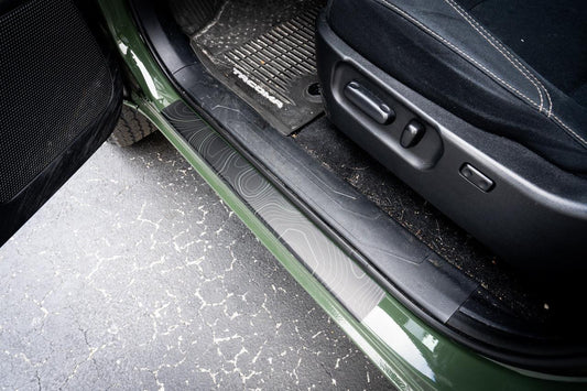 Topo Door Sill Protectors - 2016-2023 Tacoma Double Cab - 16TACOPSDS-DCTOPO-  DRIVEN - 1