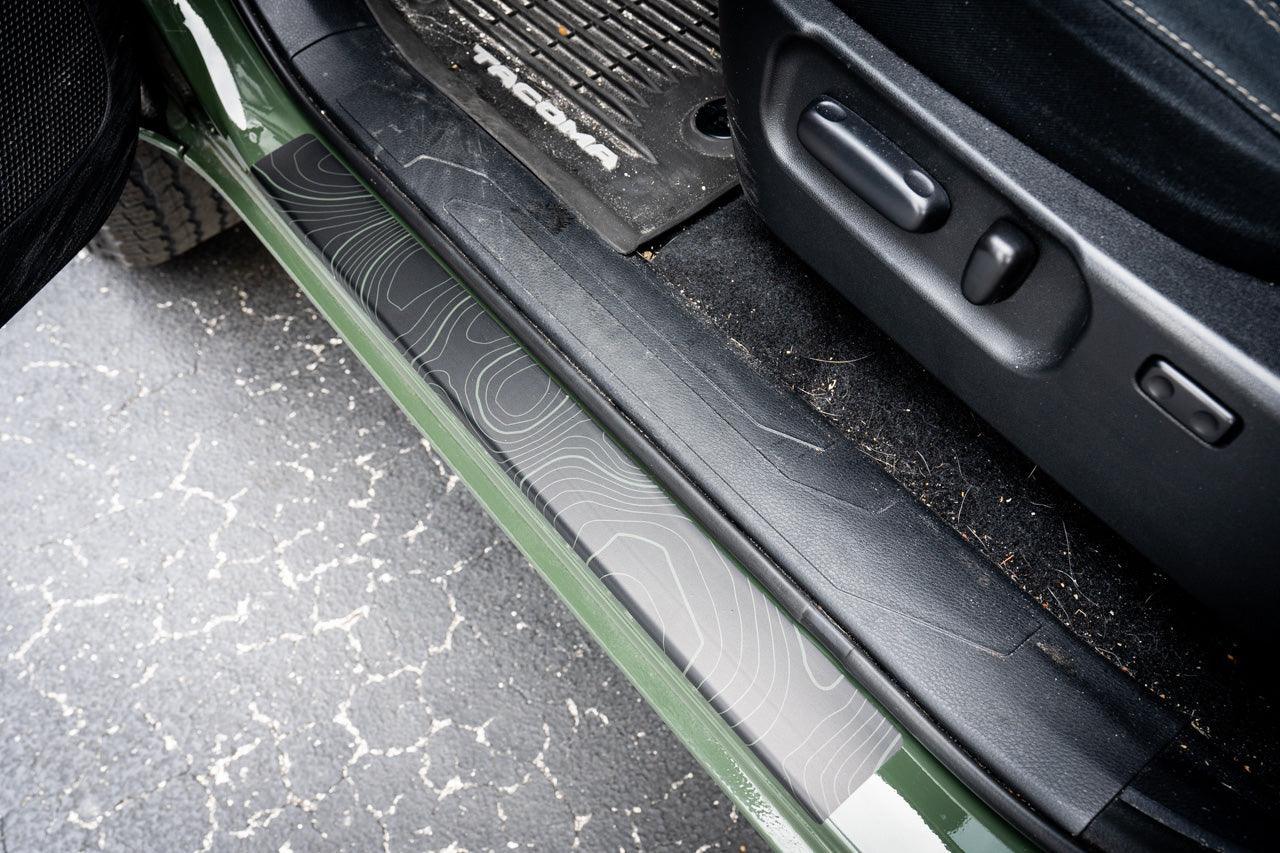 Topo Door Sill Protectors - 2016-2023 Tacoma Double Cab - 16TACOPSDS-DCTOPO-  DRIVEN - 3