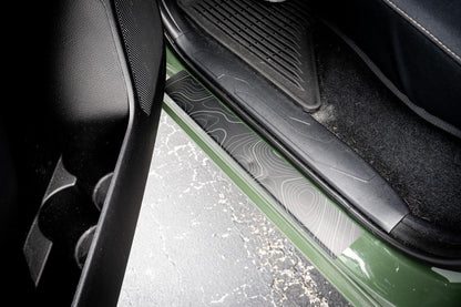 Topo Door Sill Protectors - 2016-2023 Tacoma Double Cab - 16TACOPSDS-DCTOPO-  DRIVEN - 4