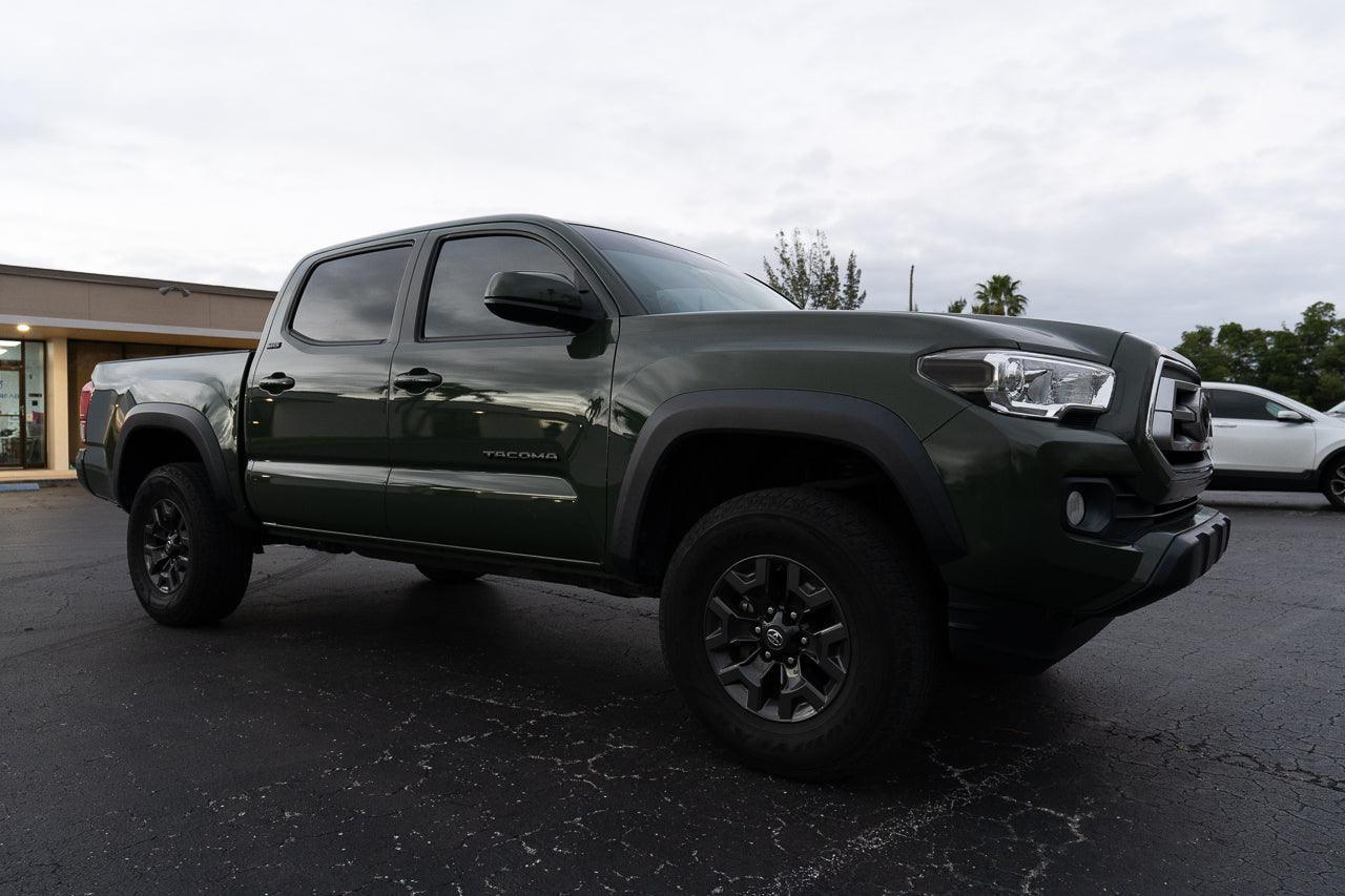 Smoked Sidemarker Overlays (Front Only) - 2016-2023 Tacoma - 16TACONCOSMFRONT-DSH-16TACONCOSMFRONT-LSH-16TACONCOSMFRONT-STH-16TACONCOSMFRONT-CFH-16TACONCOSMFRONT-HCH-  DRIVEN - 2