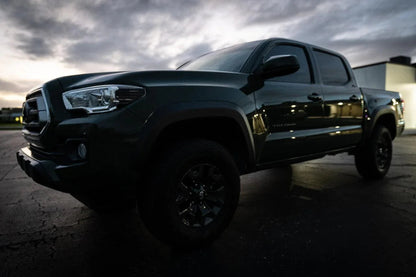 Distressed American Flag Front Sidemarker Overlays - 2016-2023 Tacoma Halogen - 16TACONCOSMFRDS-DAFH-  DRIVEN - 4